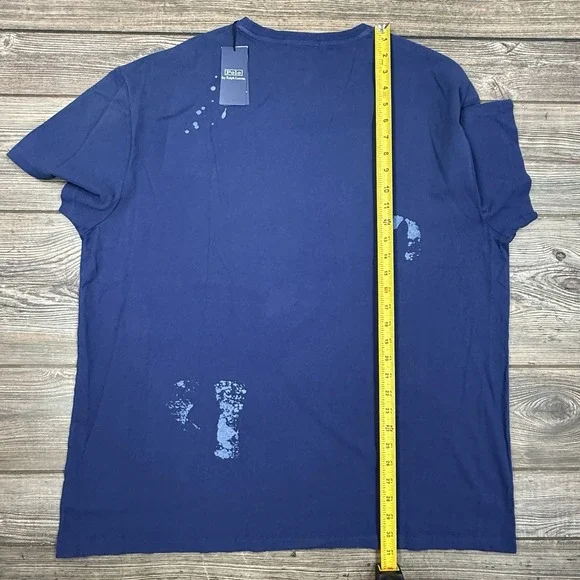 Polo Ralph Lauren Men's Classic Fit Big Wave Surf Contest T-Shirt Blue SZ XL NEW